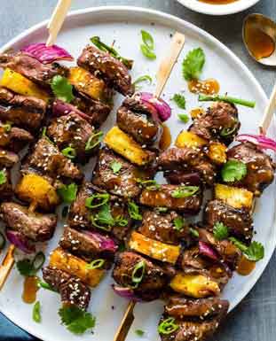 beef skewers