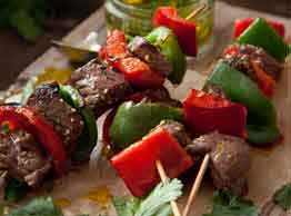 beef skewers